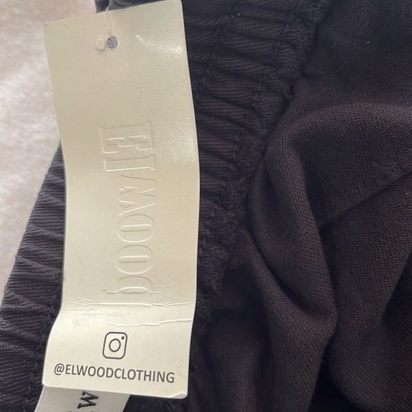 ELWOOD CLOTHING,BLACK PANTS ROPE IN THE WAIST,SIZE MEDIUM.ELASTIC WAIST - Picture 7 of 7